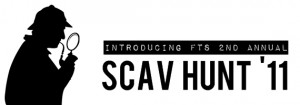 SCAV HUNT 2011 UPDATE