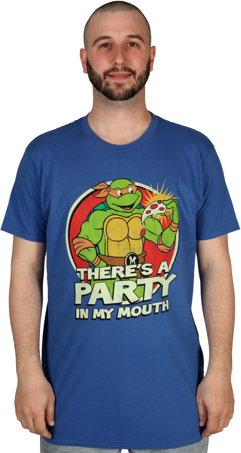 Party-In-My-Mouth-Michelangelo-Shirt